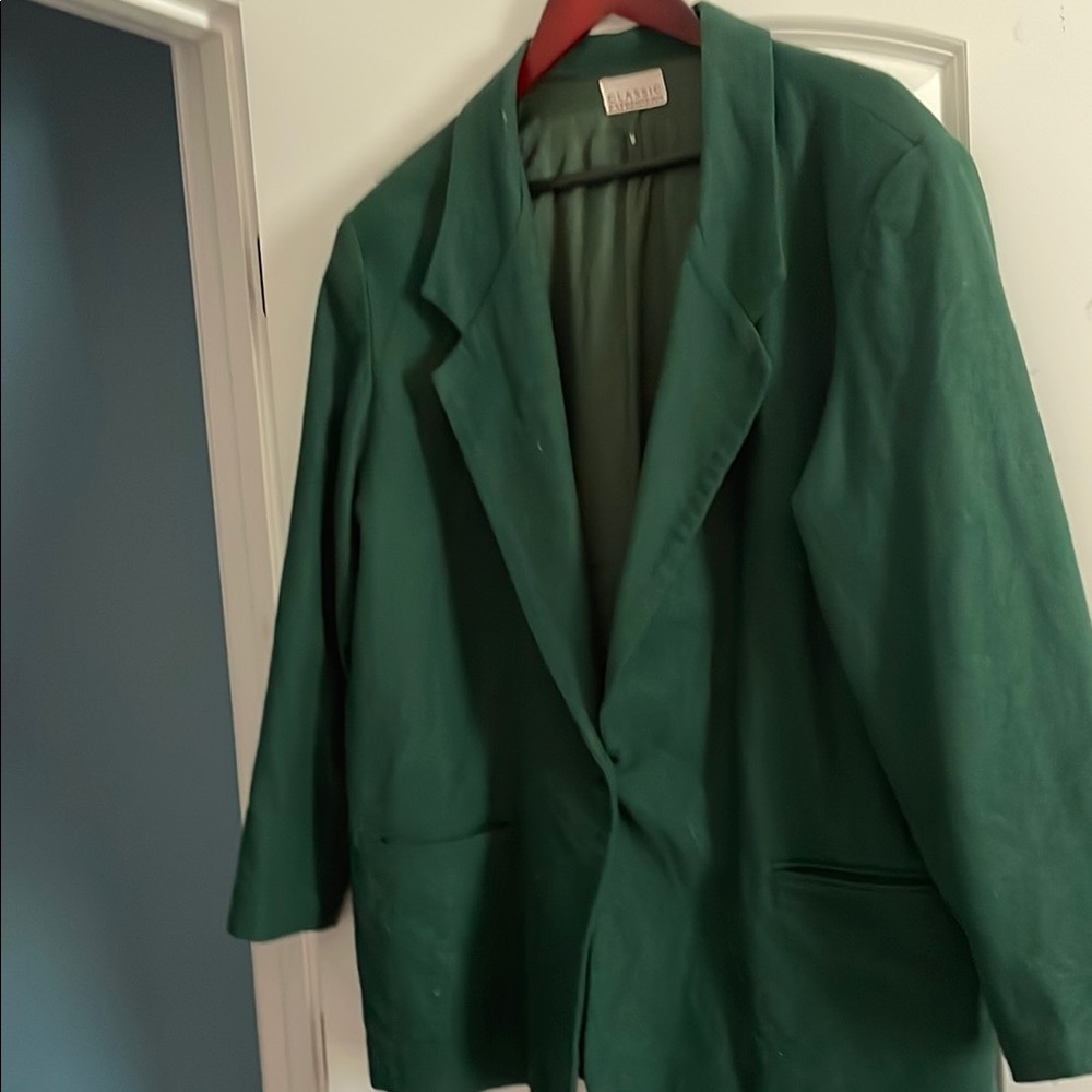 Classic Expressions Green Blazer